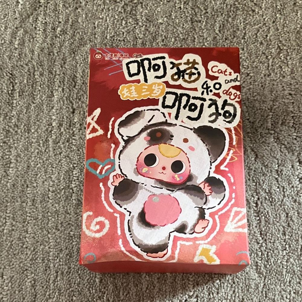 Cute Panda Doll with Pink Accents